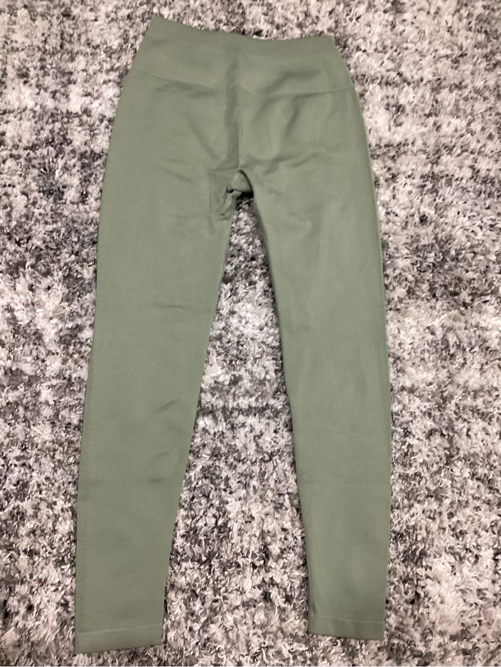 Women’s Olive Green High-Waist Leggings